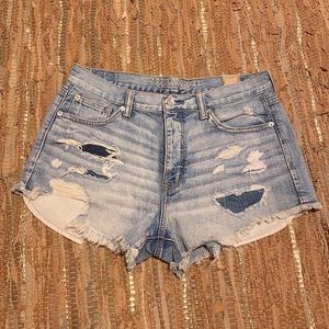 AMERICAN EAGLE High Rise Jean Shorts (size 10)